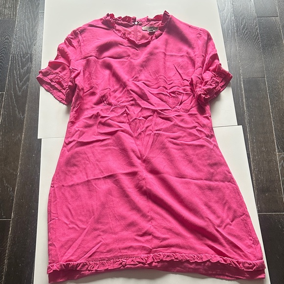 Forever 21 Pink Ruffled Dress - Picture 1 of 5